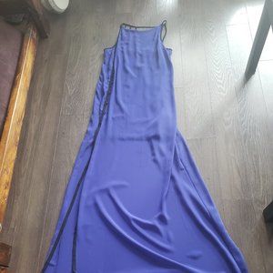 GUESS Los Angeles Striking blue floor length dress (S) - Worn Once